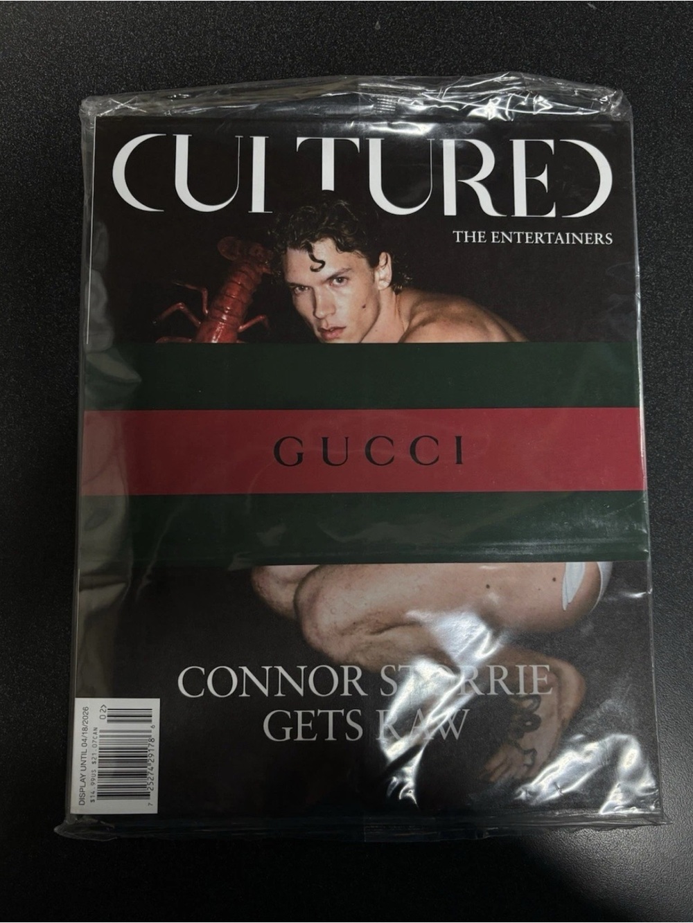 SEALED Cultured Magazine, CONNOR STORRIE, February 2026, The Entertainers